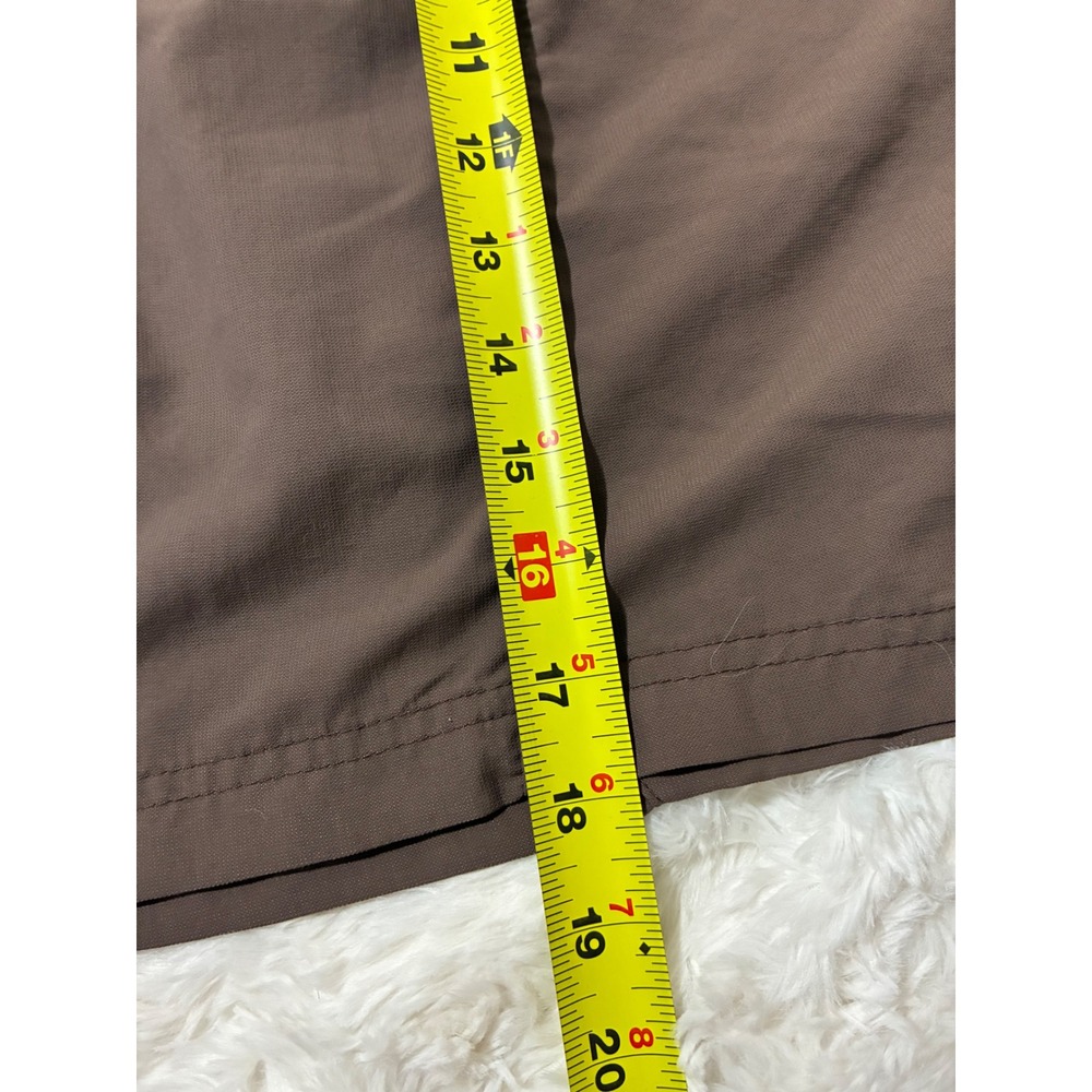 Columbia Womens Brown Cargo Hiking Shorts Size 14 Nylon Outdoor Trail AL4490 - Picture 8 of 9